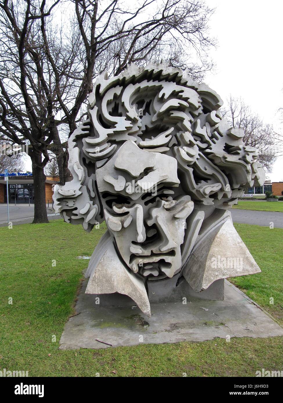 Beethoven-Skulptur in bonn Stockfoto
