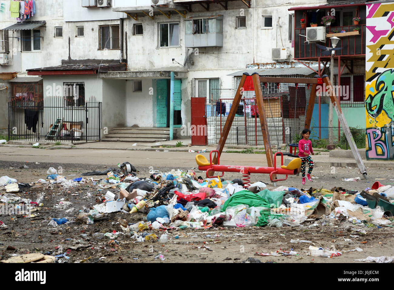 Rumänien, Bukarest, Ferentari Stockfotografie Alamy