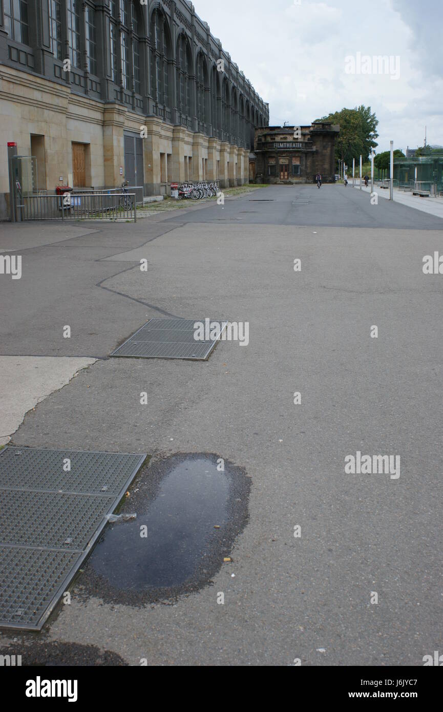 Bahnhof Dresden Graben 0007 Stockfoto