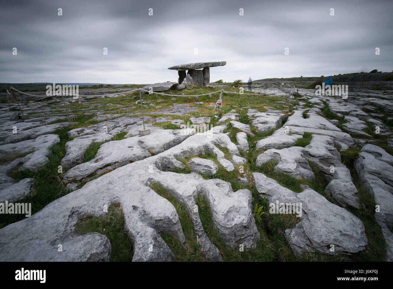 Poulnabrone Dolmen, County Clare, Irland Stockfoto