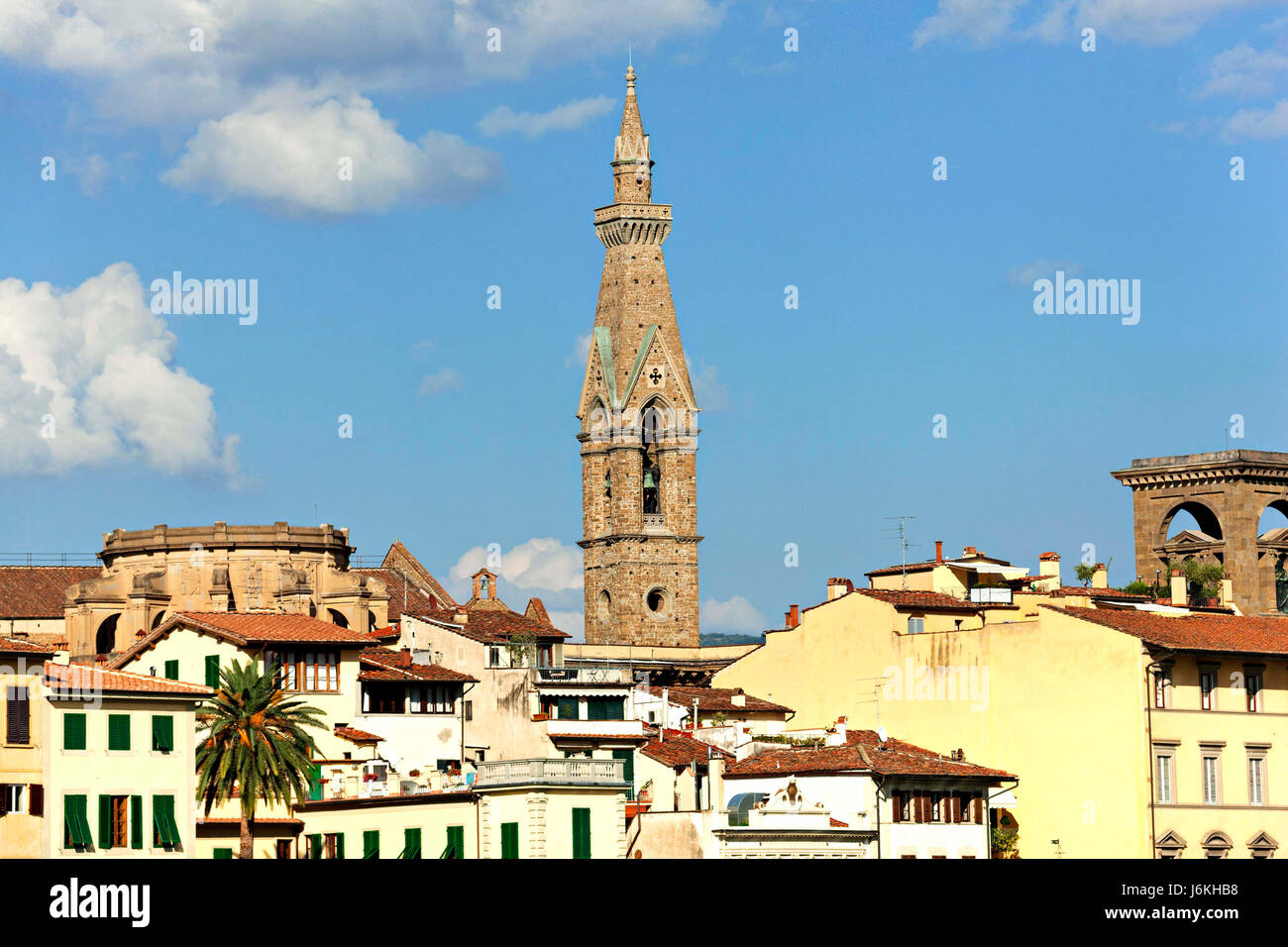 Basilika von Santa Croce, Florenz, Italien Stockfoto