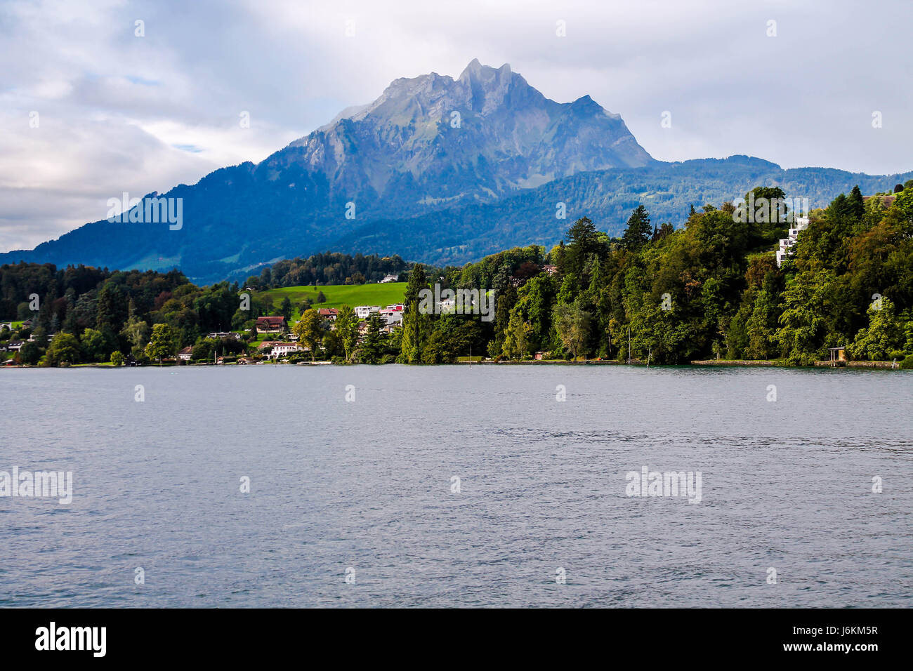 Ansicht des Pilatus in Luzern, Schweiz. Stockfoto