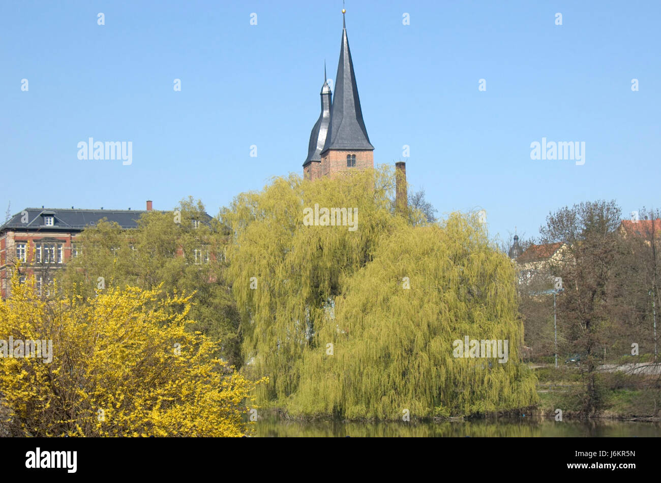 die roten Tipps altenburg Stockfoto