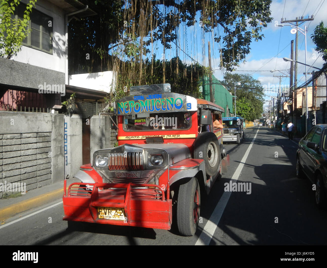 08232 Punta Santa Ana Manila Barangays Schoos Felix Y. Manalo Straße 11 Stockfoto