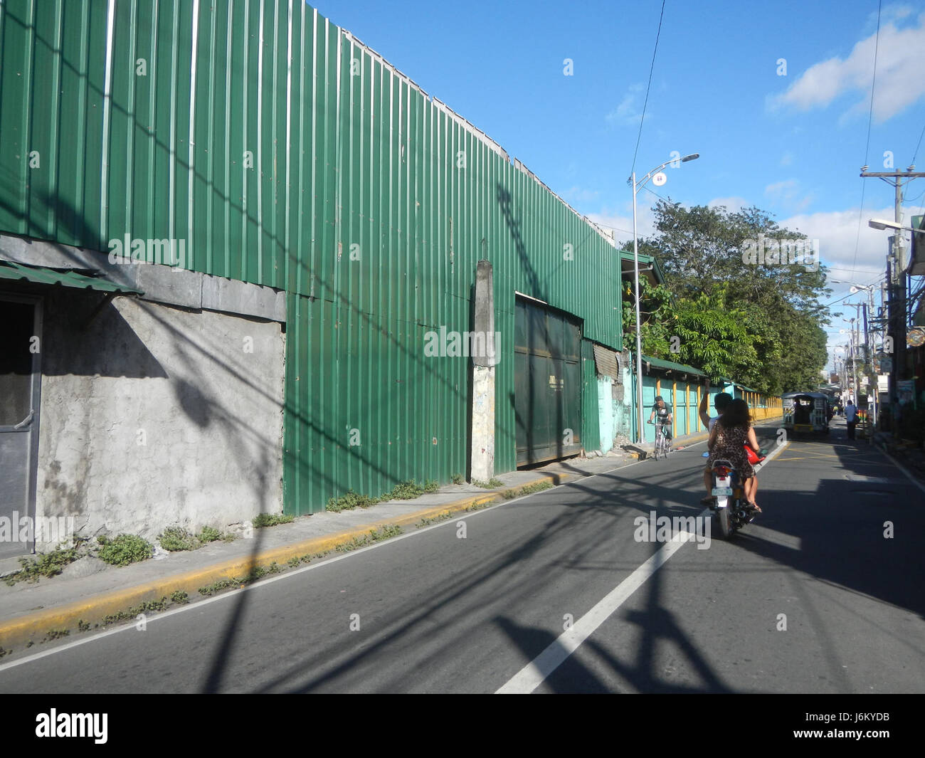 08232 Punta Santa Ana Manila Barangays Schoos Felix Y. Manalo Straße 17 Stockfoto