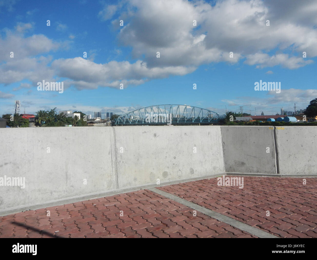 08259 Punta Santa Ana Manila Barangays Schoos Felix Y. Manalo Straße 18 Stockfoto