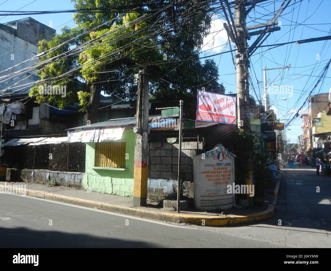 08449 Felix Y. Manalo Straße Baranggays Dambang Bayan Punta Santa Ana Manila 02 Stockfoto