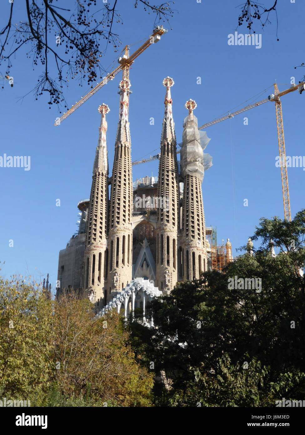 055 Sagrada Familia Stockfoto
