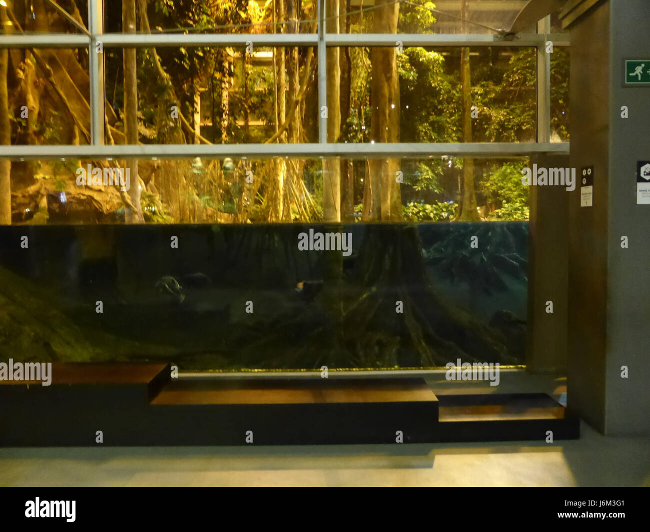 Das CosmoCaixa Museum in Barcelona ist ein führendes Wissenschaftsmuseum, das für seine interaktiven Exponate und seinen innovativen Ansatz in der wissenschaftlichen Bildung bekannt ist. Es bietet verschiedene Displays, die von Naturwissenschaften bis hin zu technologischen Fortschritten reichen und die Besucher mit praxisnahen Lernerlebnissen begeistern. Stockfoto