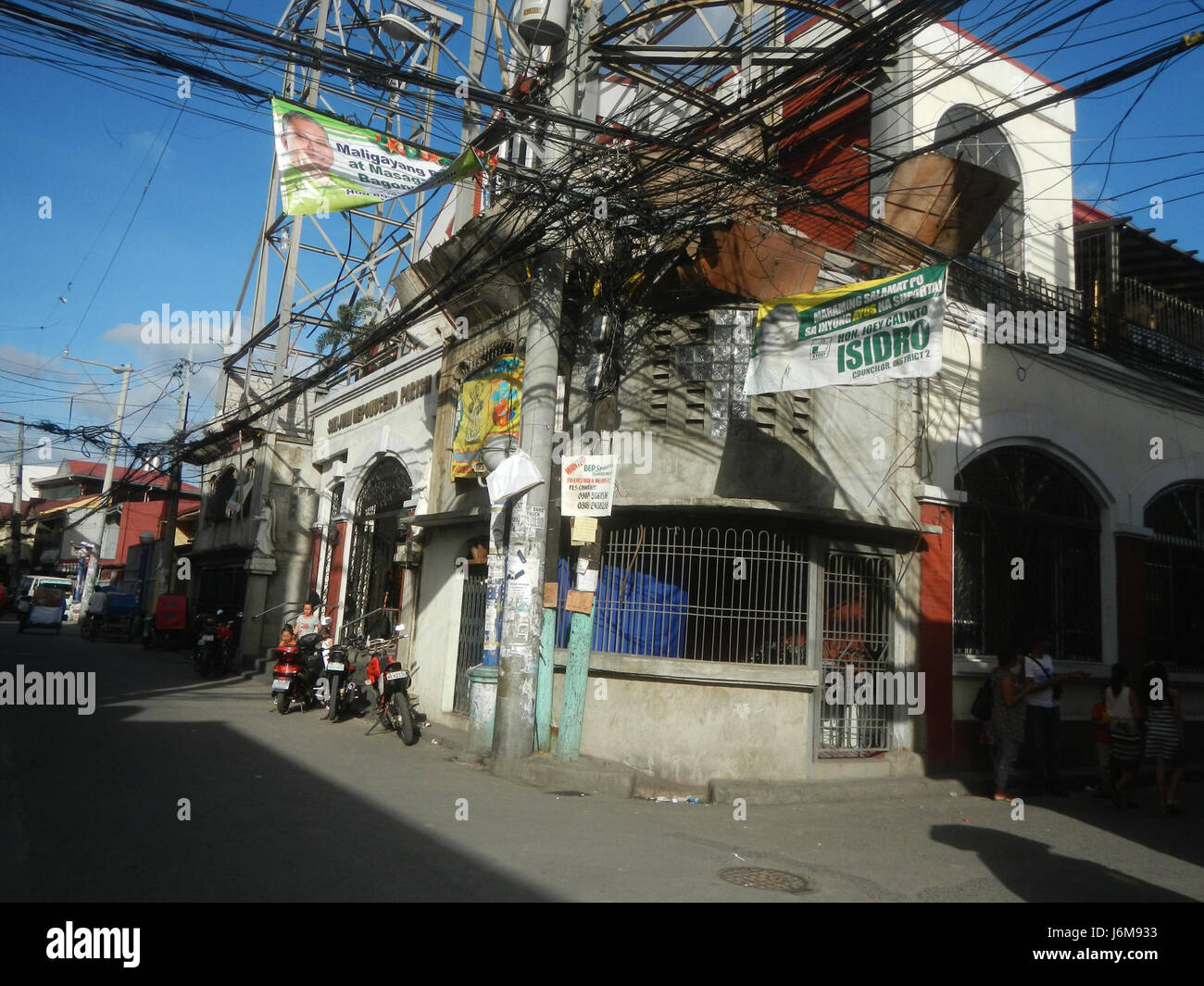 0782 Kirche San Juan Nepomuceno Baranggays Straßen Malibay, Pasay Stadt 22 Stockfoto