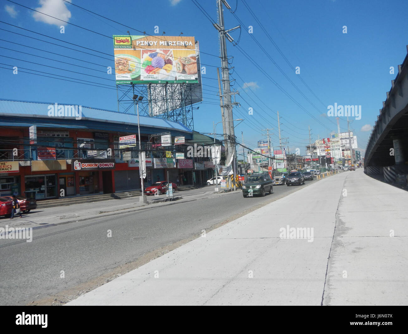 09067 Olongapo Gapan Straße Pampanga MacArthur Highway 39 Stockfoto