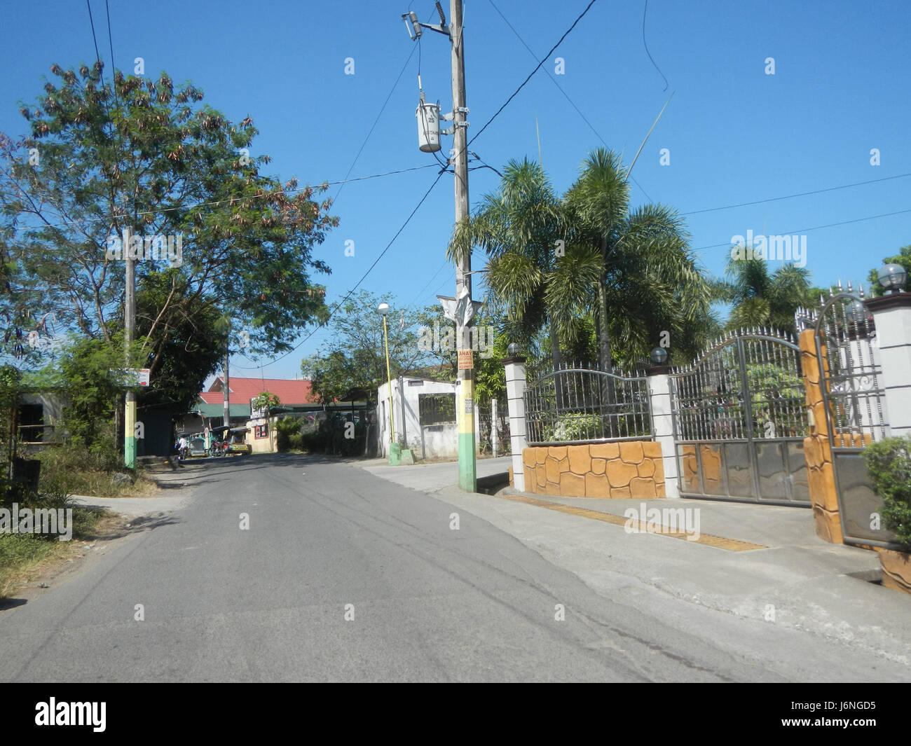 06370 Poblacion San Roque Bagong Barrio Pandi Bulacan Baustraße 24 Stockfoto