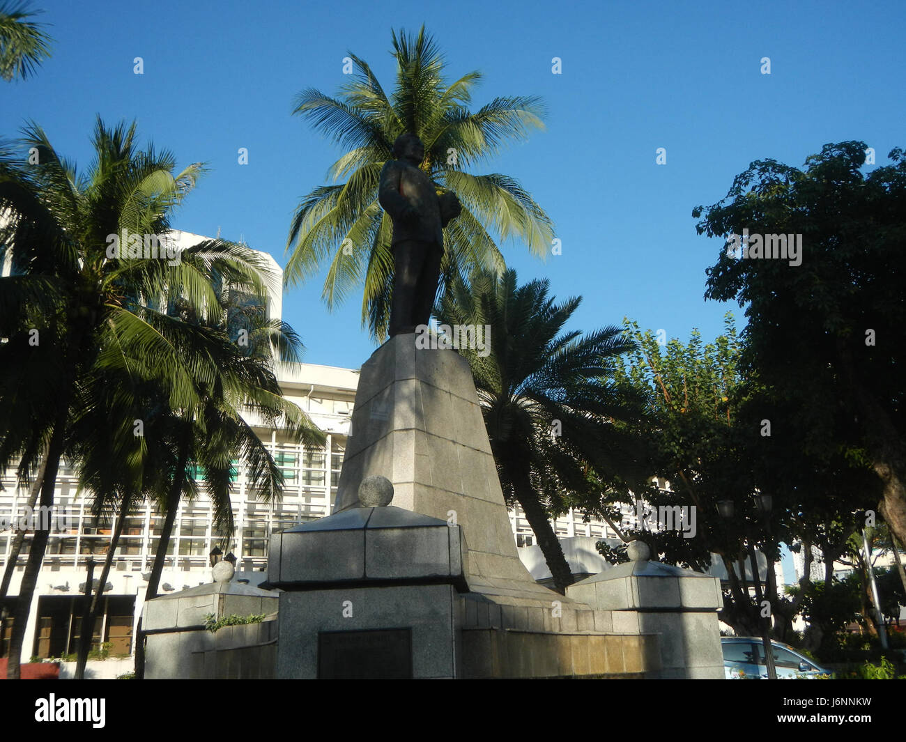 09518 Makati City Halls Quadrangle Komplex Jose Rizal Denkmal 39 Stockfoto