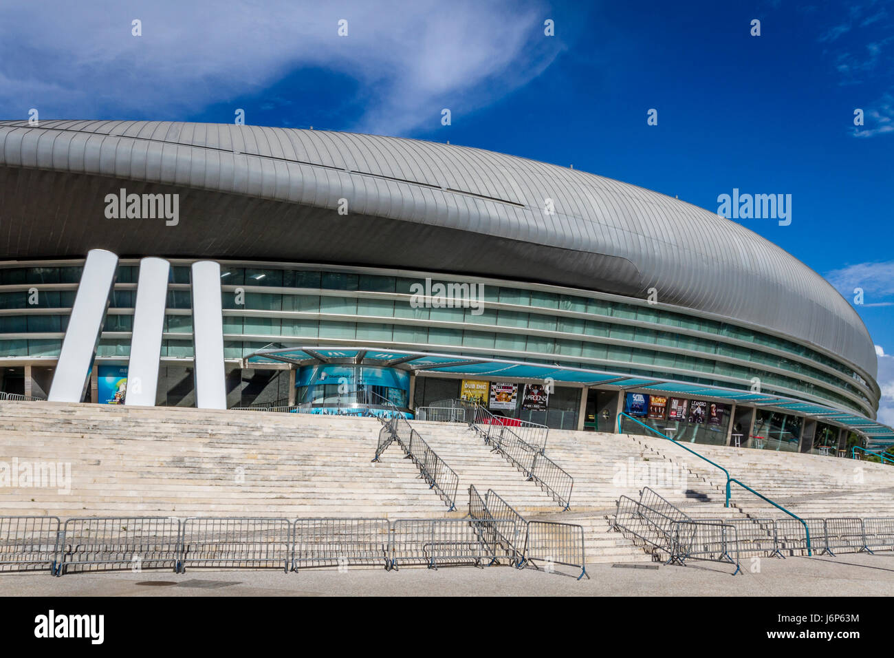 MEO-Arena, ein Unterhaltungs- und Konferenz Zentrum in Lissabon, Portugal Stockfoto