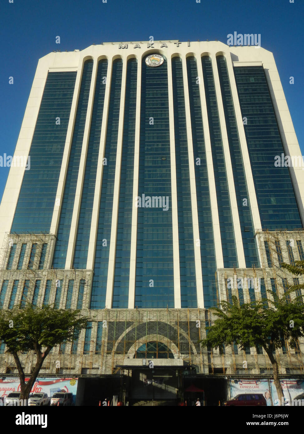 09652 Makati City Halls Quadrangle Komplex Jose Rizal Denkmal 43 Stockfoto