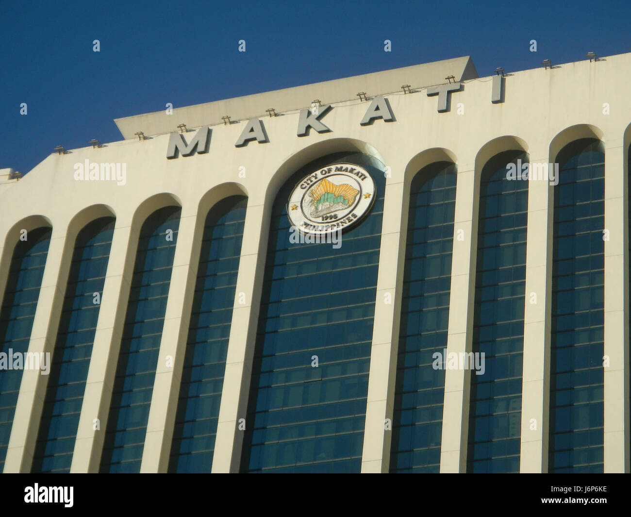 09697 Makati City Halls Quadrangle Komplex Jose Rizal Denkmal 13 Stockfoto