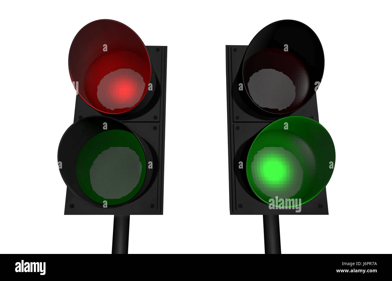 Zeichen Signal Ampel Transport Regeln Render Lenkung Anleitung