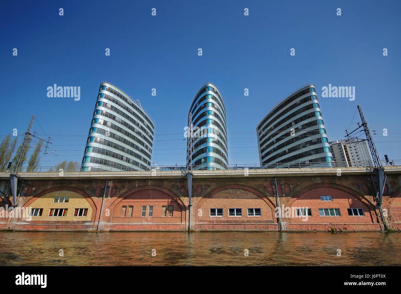 drei Türme des Turms in Berlin-kreuzberg Stockfoto