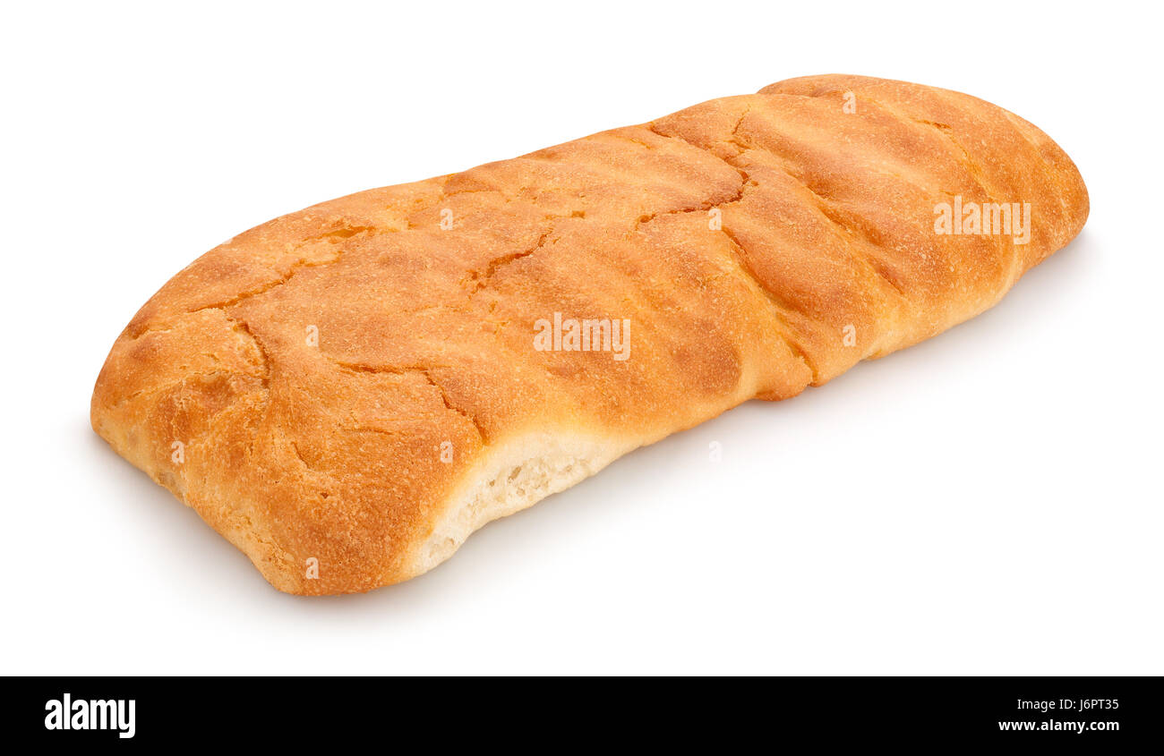Pita-Brot, isoliert Stockfoto
