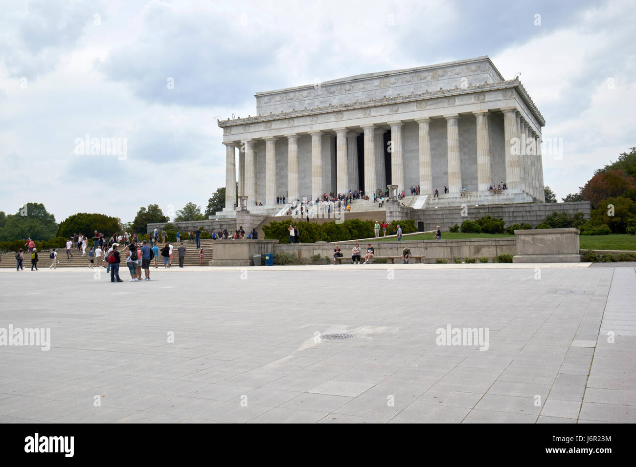 Das Lincoln Memorial Washington DC USA Stockfoto