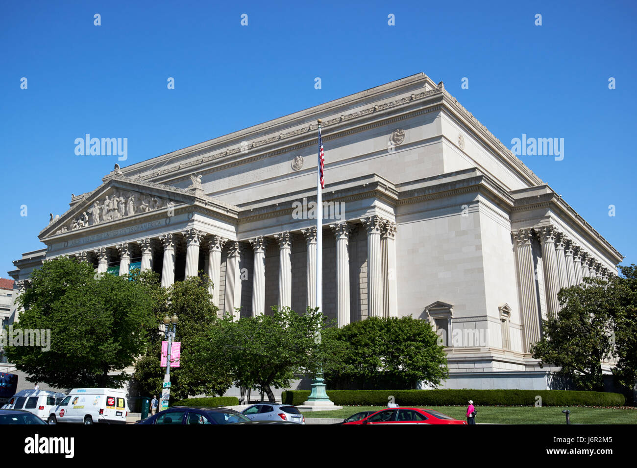 Vereinigten Staaten-Archiv Gebäude Washington DC USA Stockfoto