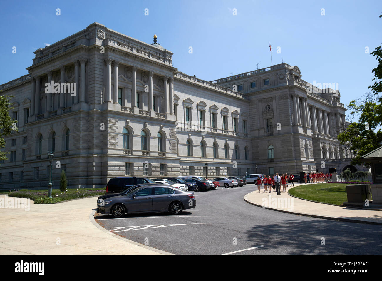 die Bibliothek des Kongresses Thomas Jefferson Hauptgebäude Washington DC USA Stockfoto