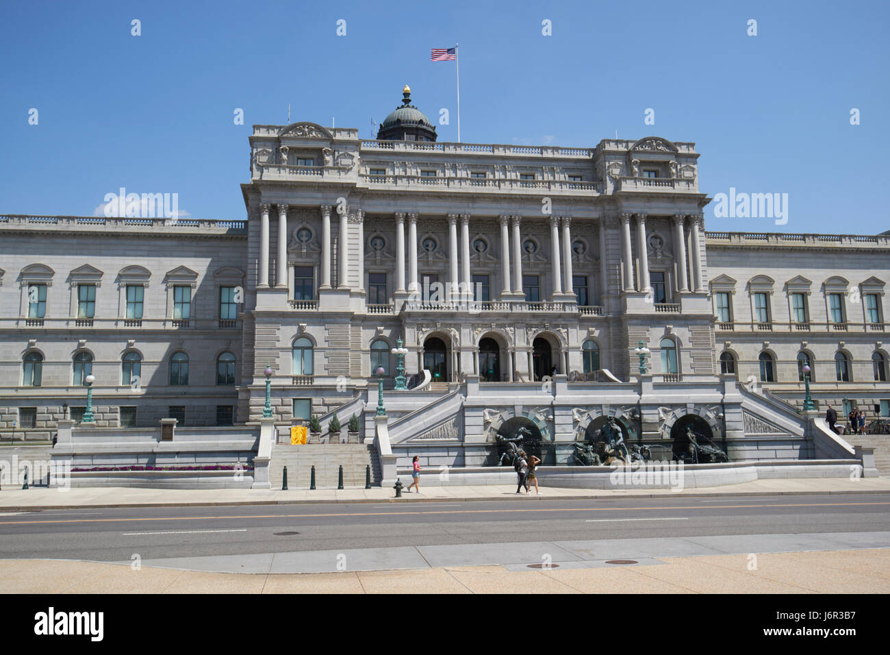 die Bibliothek des Kongresses Thomas Jefferson Hauptgebäude Washington DC USA Stockfoto