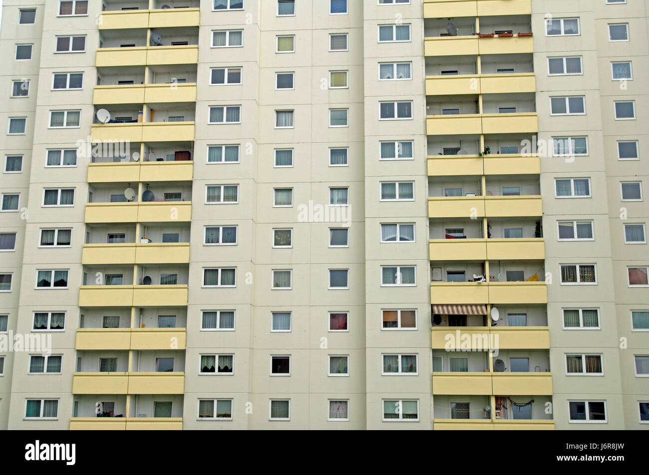 Wohnungsbau in Kiel Mettenhof, Deutschland Stockfoto