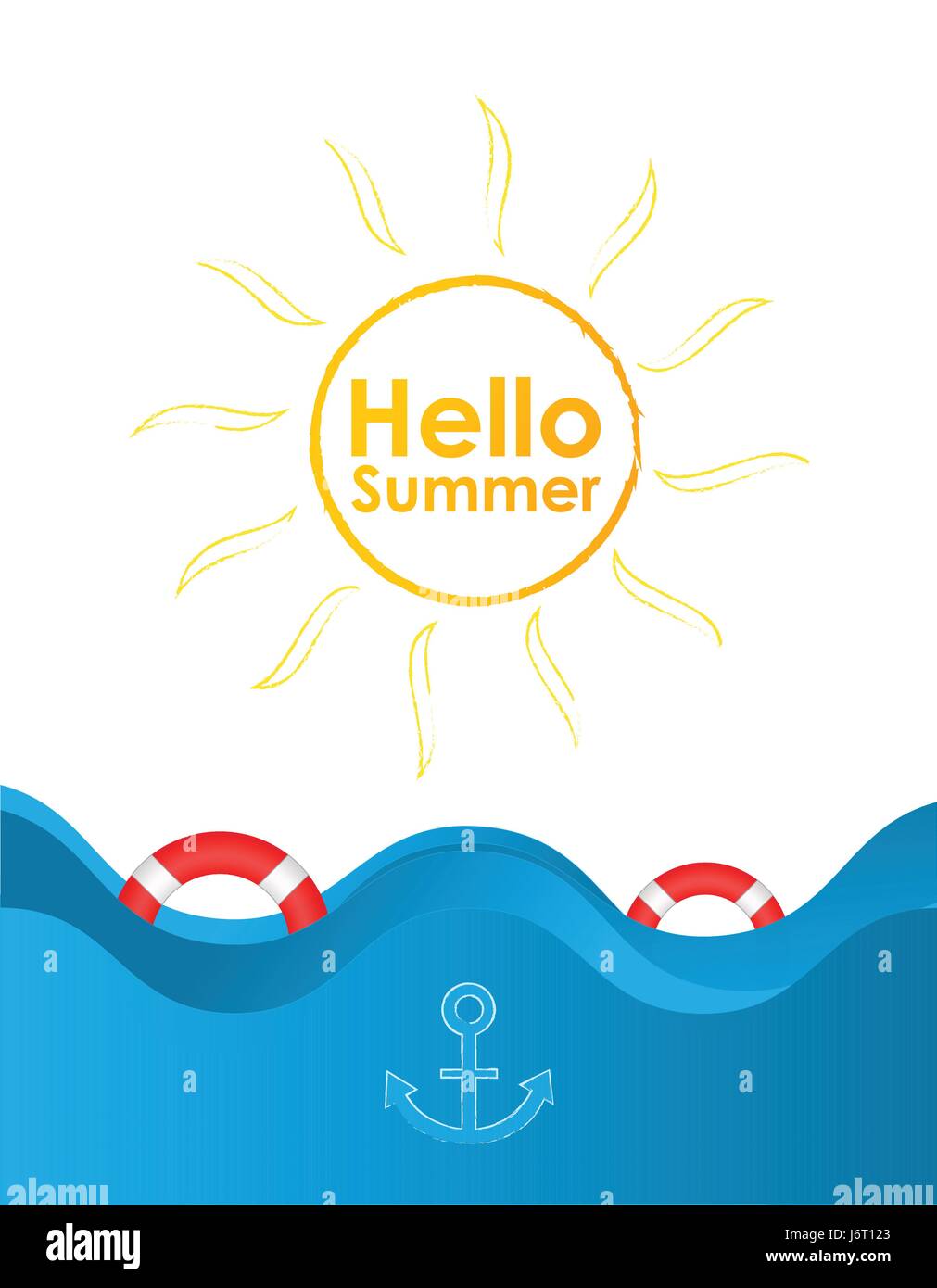 spezielle Sommer Hintergrund, Vektor-Design, eps10 Stock Vektor