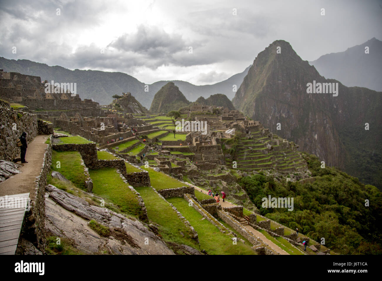 Die Zitadelle von Machu Picchu, Peru. Stockfoto