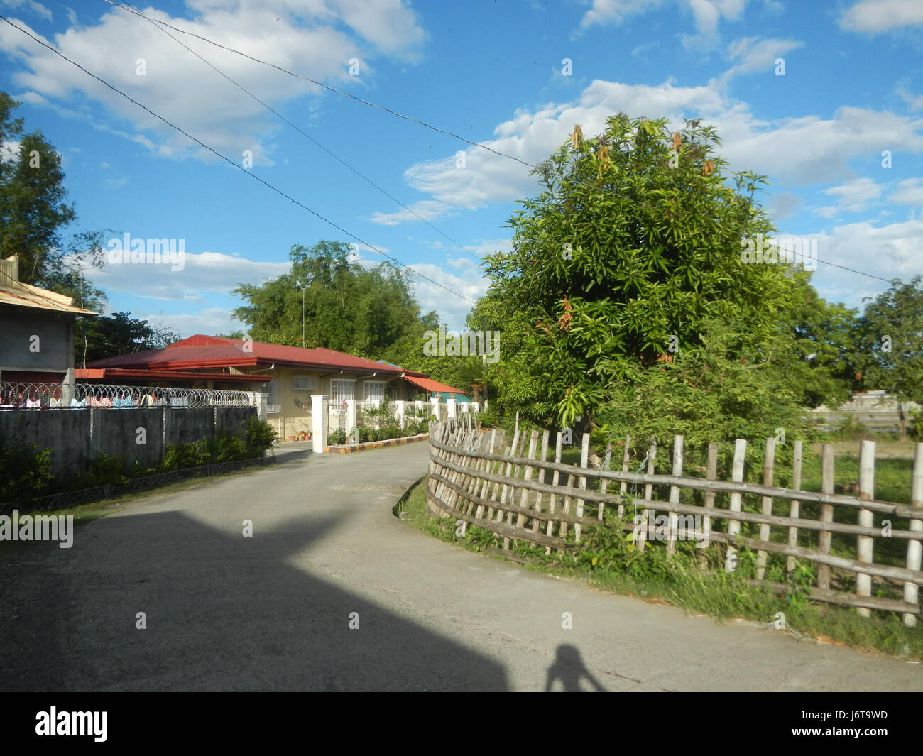 06929 Paddy Felder Marelo Parcutela Gapan City School Nueva Ecija Straße 19 Stockfoto