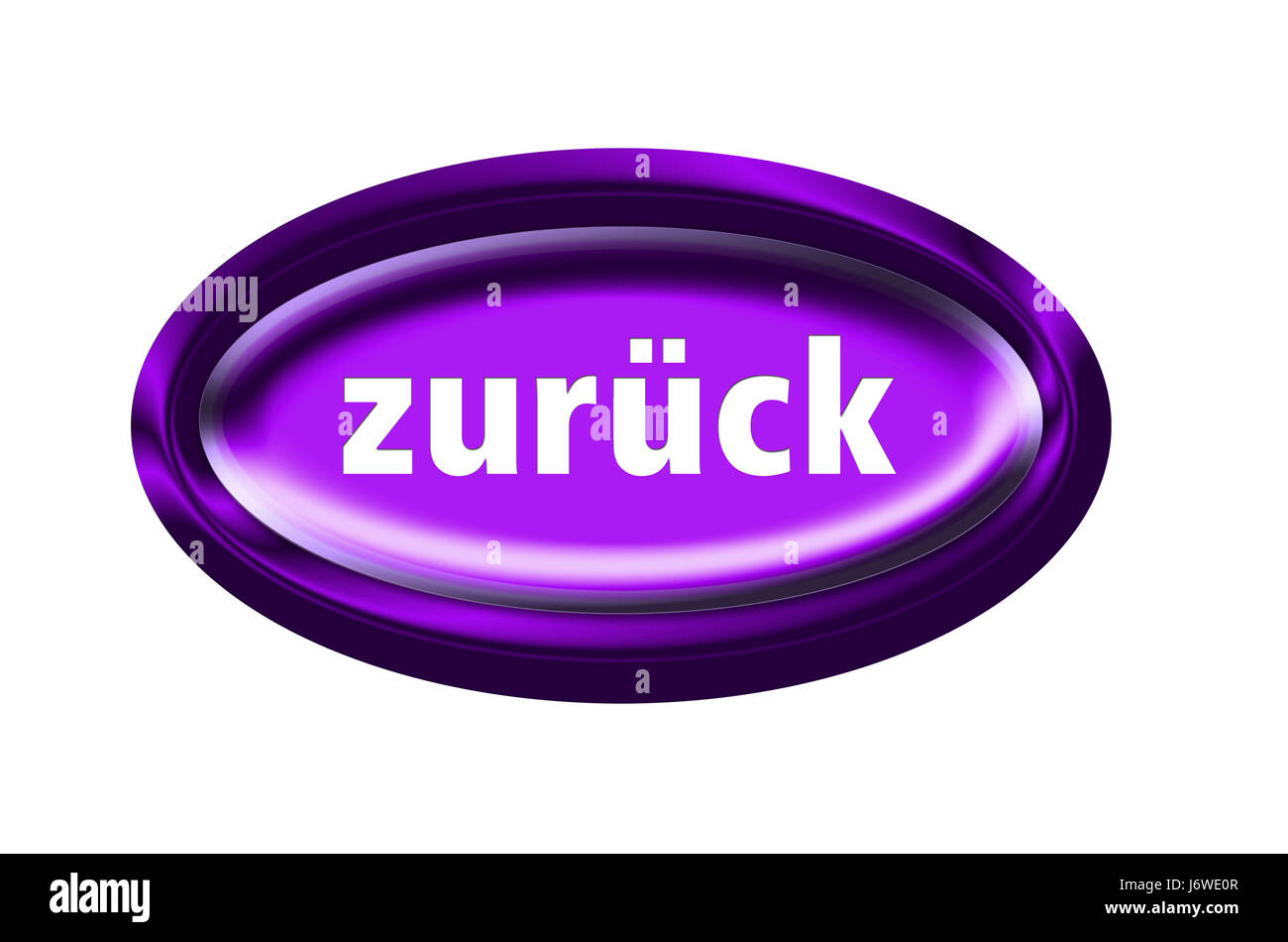 Schaltfläche zurück Internet Www Worldwideweb net Web isoliert optional symbolische Stockfoto