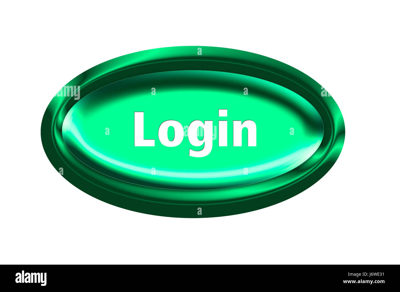 Login intern Internet Www Worldwideweb net Web in isolierten optional Stockfoto