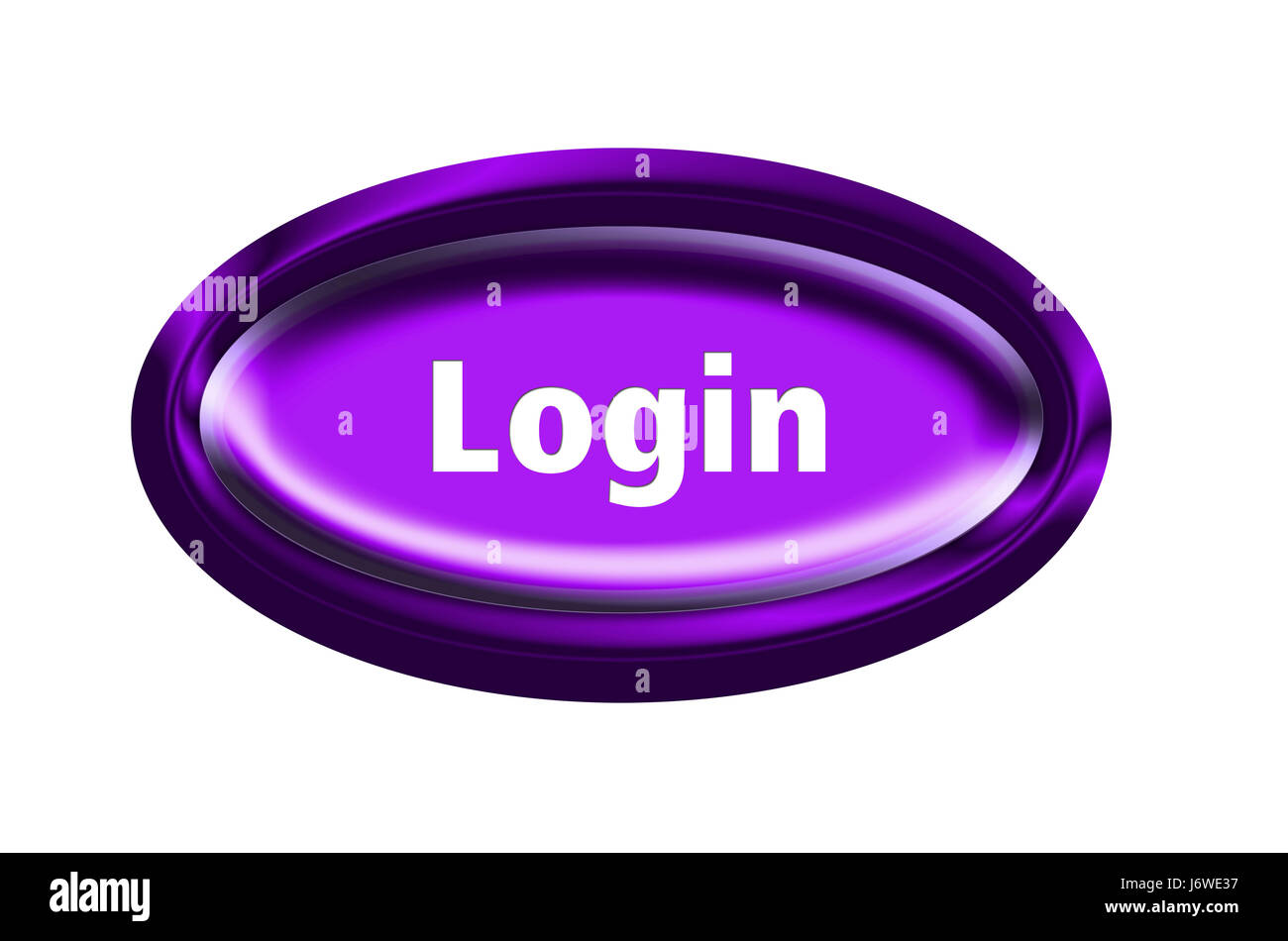 Login intern Internet Www Worldwideweb net Web in isolierten optional Stockfoto