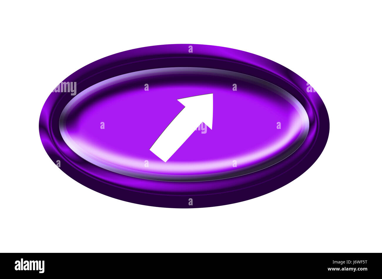 obere rechte Taste Stockfoto