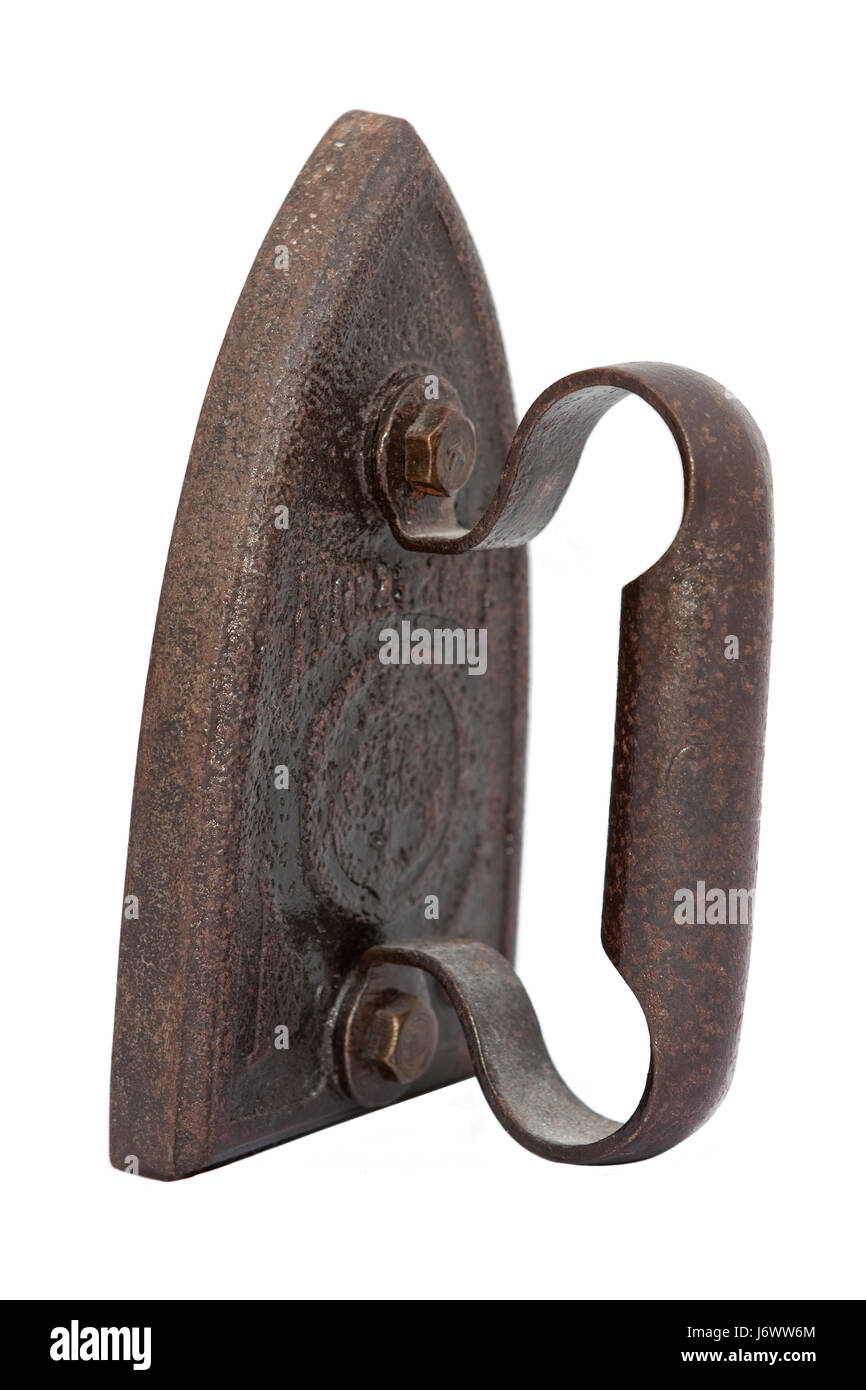 Hausbau-Objekt Antik Metall Eisen gemütlichen heimischen Haus Altbau Stockfoto