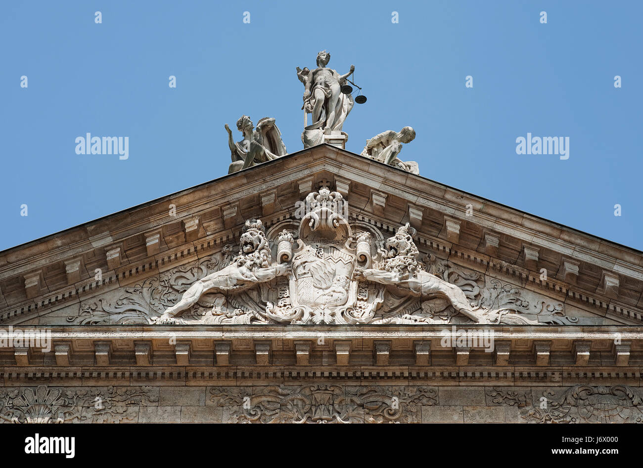 Münchner Justizpalast Stockfoto