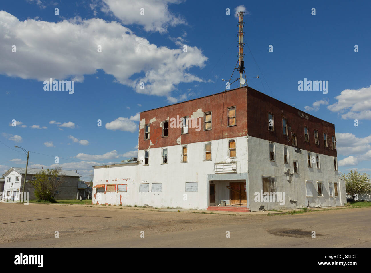 Das Seymour Hotel in Hanna, Alberta, Kanada. Stockfoto