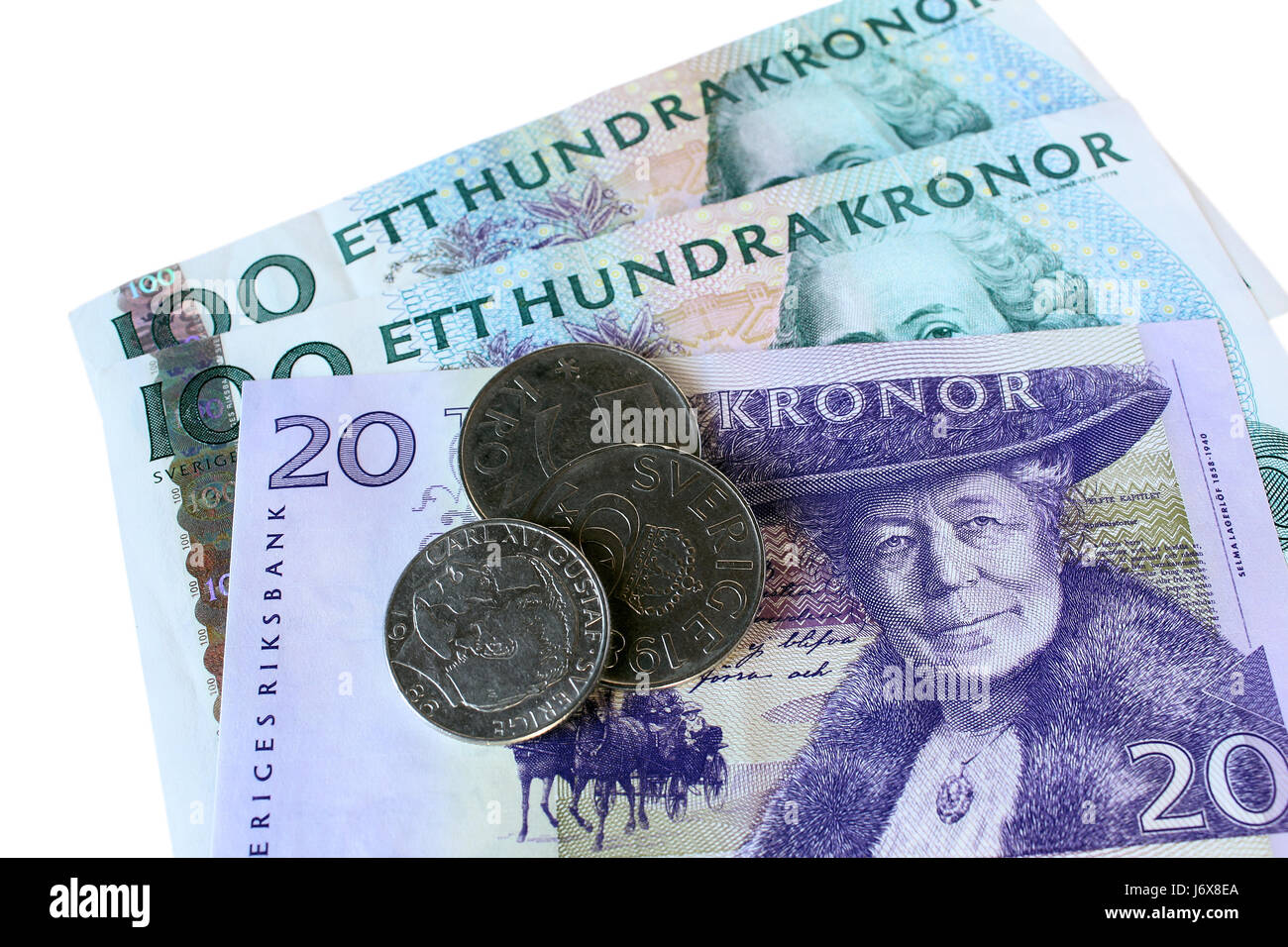 schwedische Krone Stockfoto