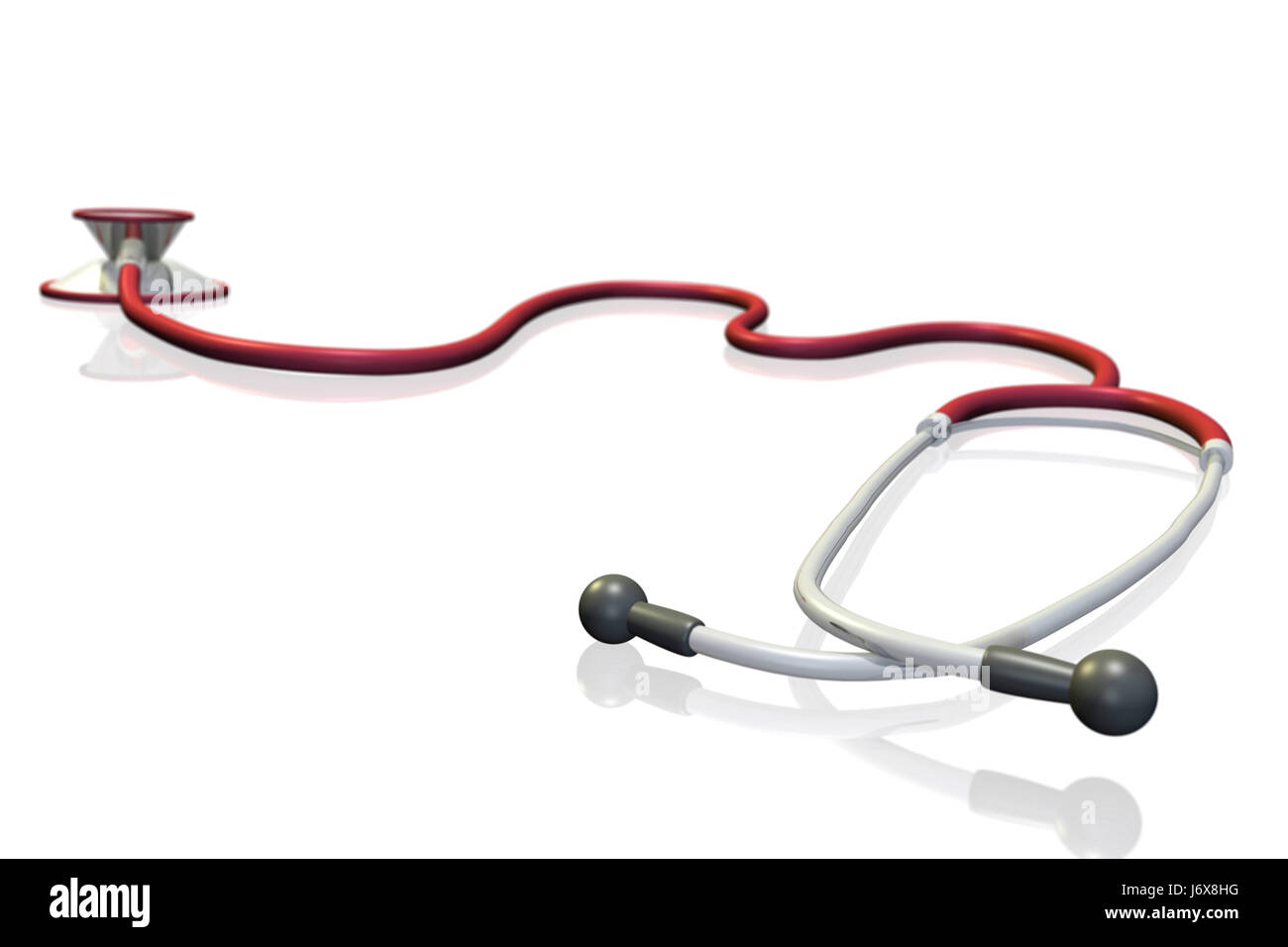 Stethoskop Behandlungsräume Therapie Operation Puls Arzt Arzt Mediziner Stockfoto