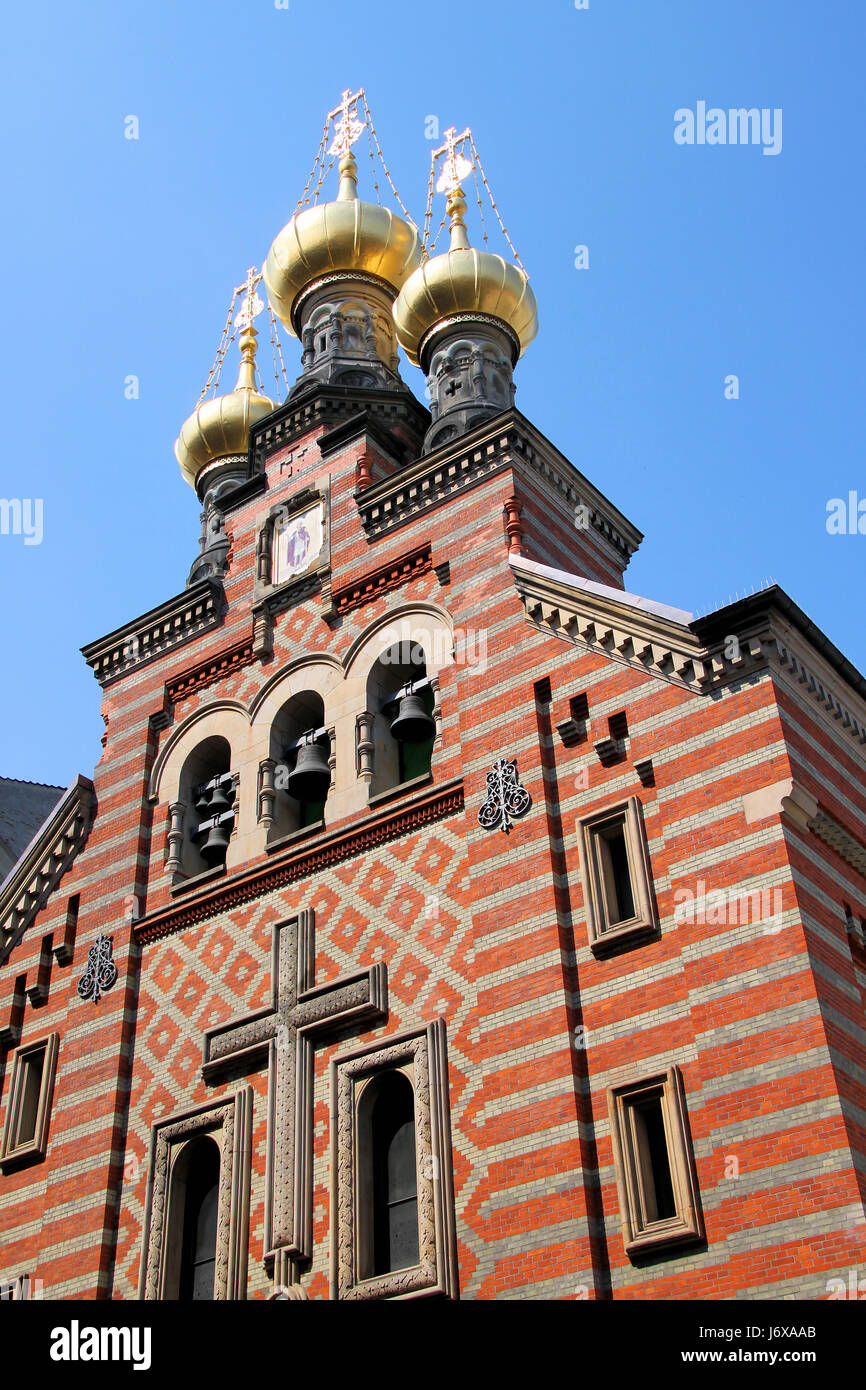 Kirche des Heiligen Alexander Newski Stockfoto