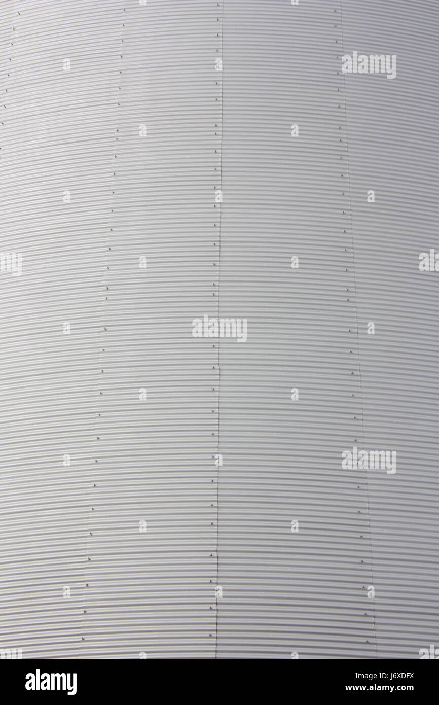 Halle Metall Blech Aluminium Aluminium waren Depot Wellpappe Eisenblech Stockfoto