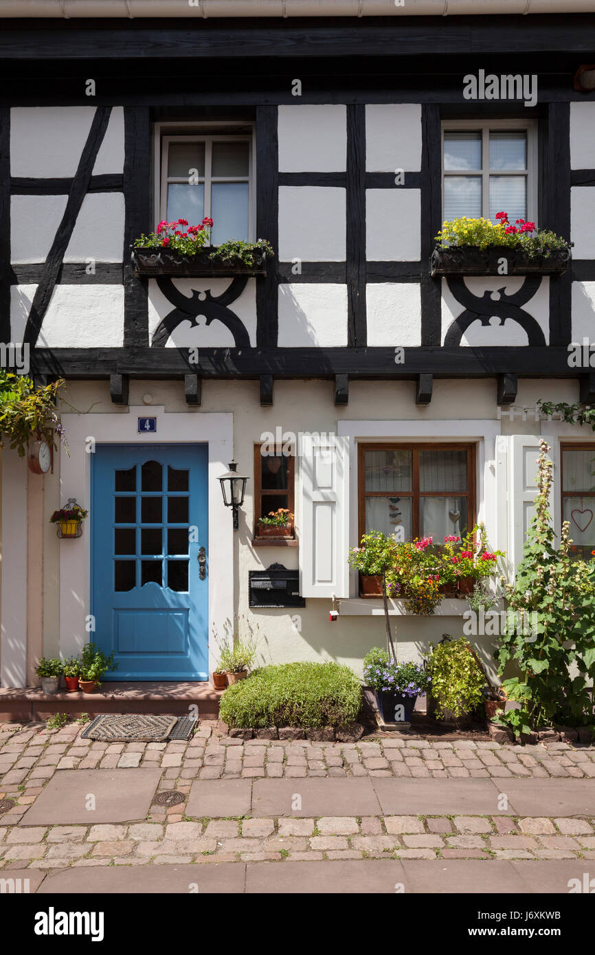 Fassade eines Fachwerkhauses Stockfoto