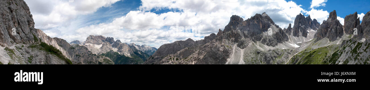 Spare Zeit Freizeit Freizeit Freizeit Berge, die Dolomiten Wandern Wandern Stockfoto
