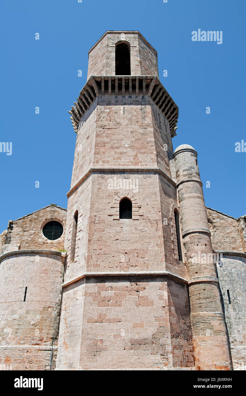 historische Kirche Stadt Sehenswürdigkeiten Frankreich Emblem Marseille tower Stockfoto