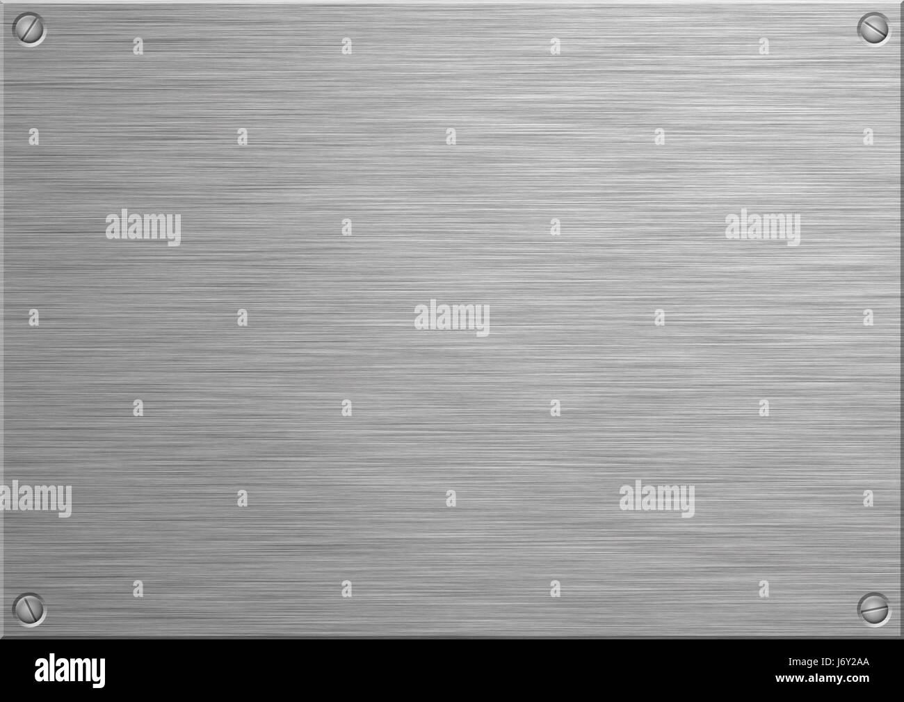 Stahl gebürstet Plattenbreite von materiellen Hintergrund Hintergrund Textur illustration Stockfoto