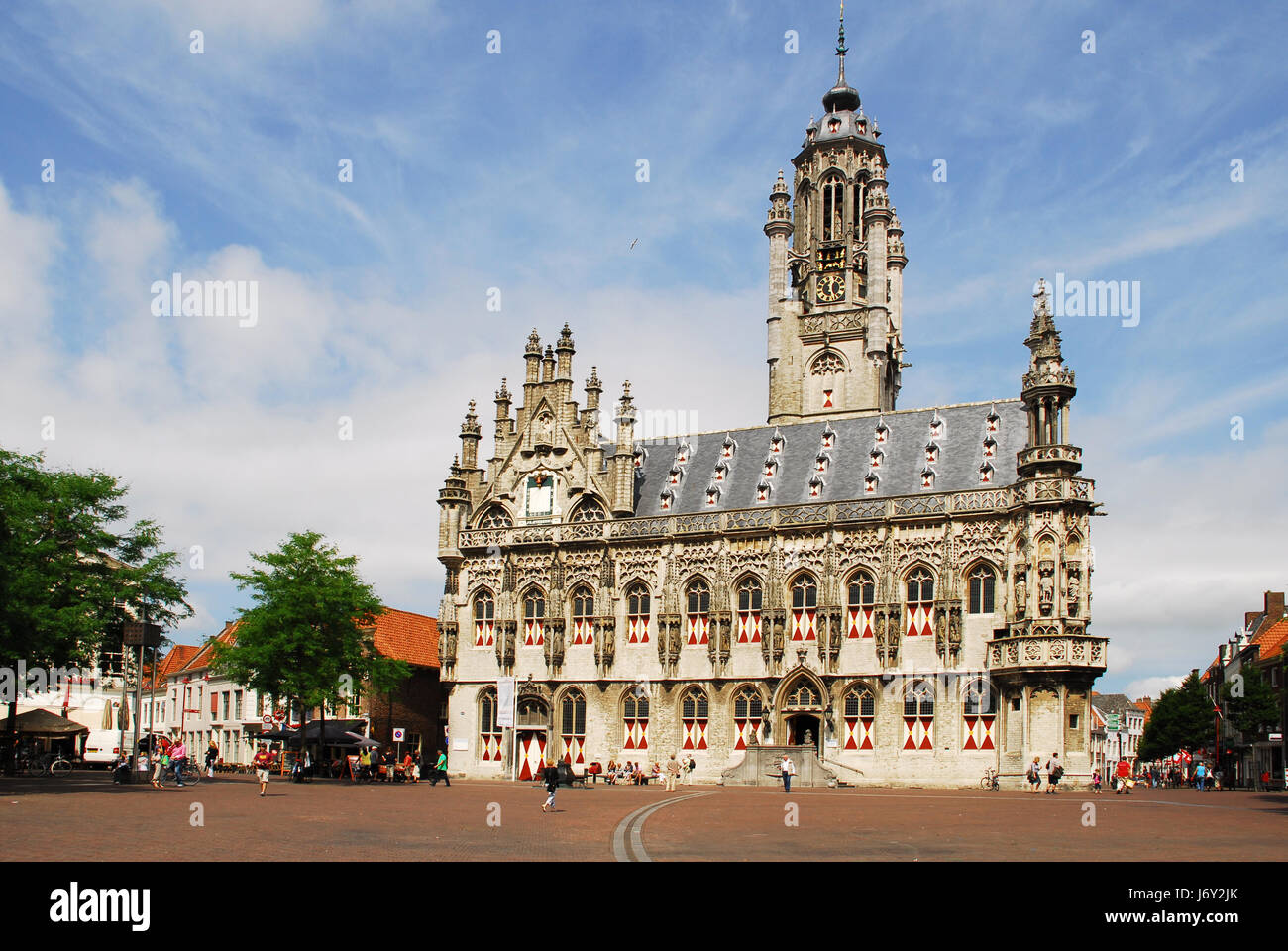 Holland Rathaus Niederlande mittelalterlichen historischen Kirche Holland Reichtum der Kirche Stockfoto