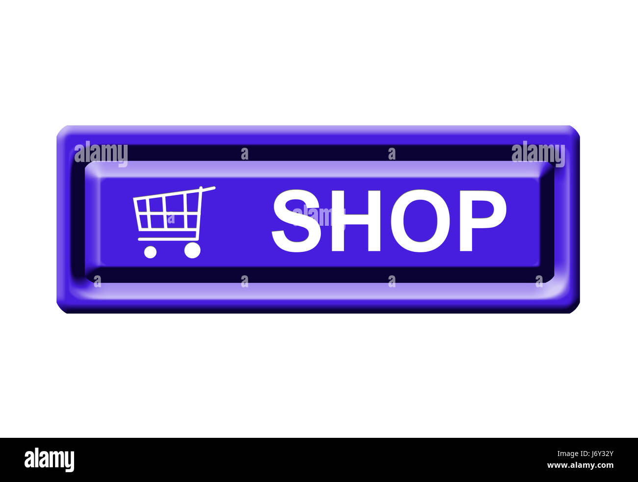 Warenkorb kaufen Trolley Cart Homepage von waren Online-Shop Webshop Web-shop Stockfoto