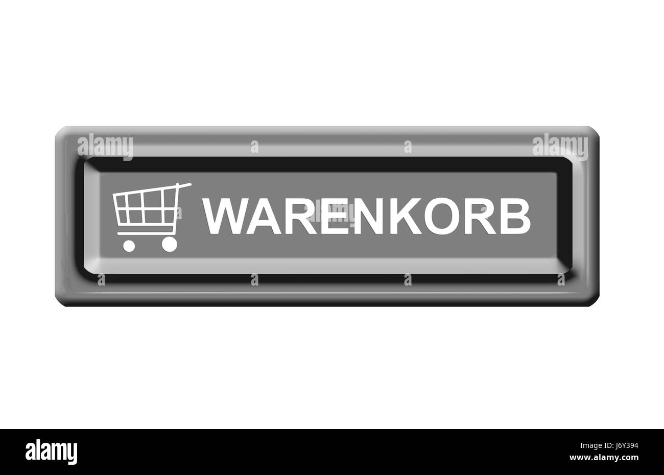 kaufen Trolley Einkaufswagen Einkaufskorb Korb von waren Online-Shop webshop Stockfoto