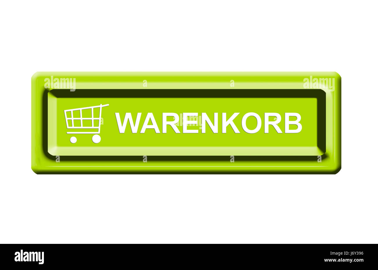 kaufen Trolley Einkaufswagen Einkaufskorb Korb von waren Online-Shop webshop Stockfoto